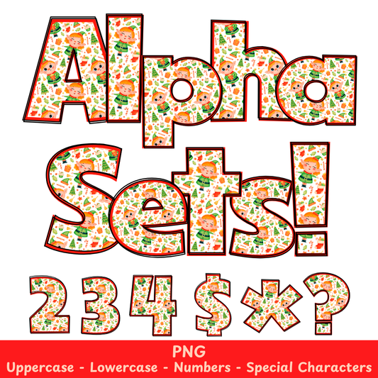 Elf PNG Font